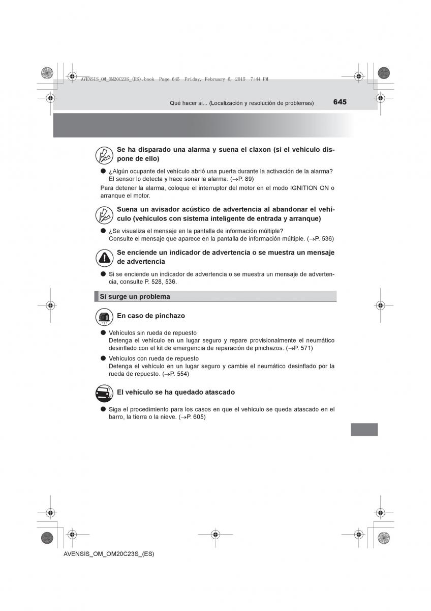 Toyota Avensis IV 4 manual del propietario / page 645