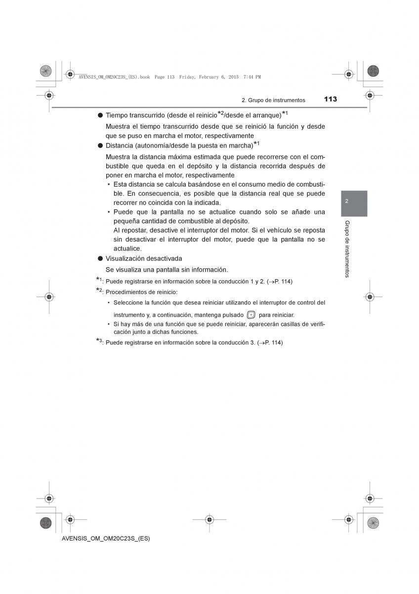 Toyota Avensis IV 4 manual del propietario / page 113