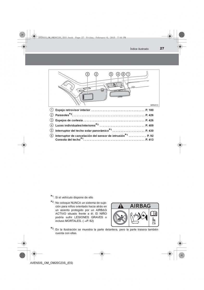 Toyota Avensis IV 4 manual del propietario / page 27