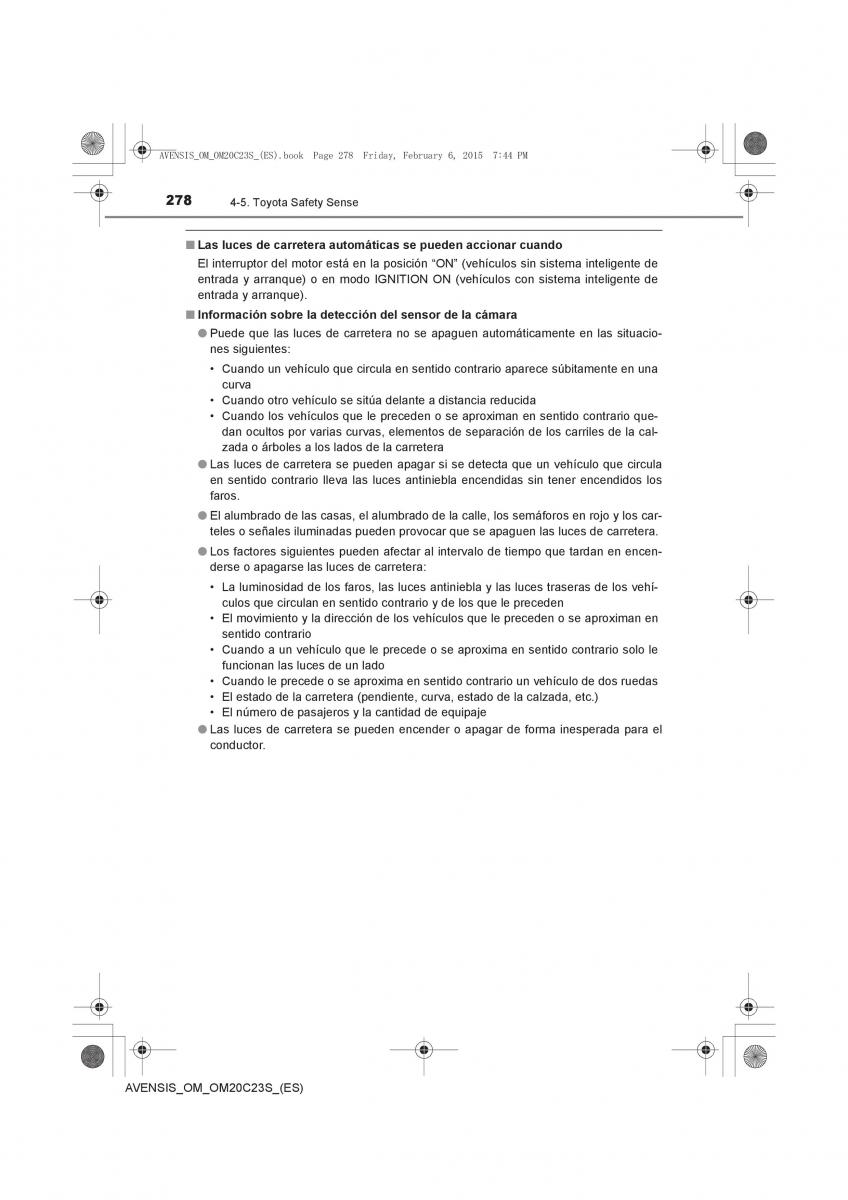 Toyota Avensis IV 4 manual del propietario / page 278