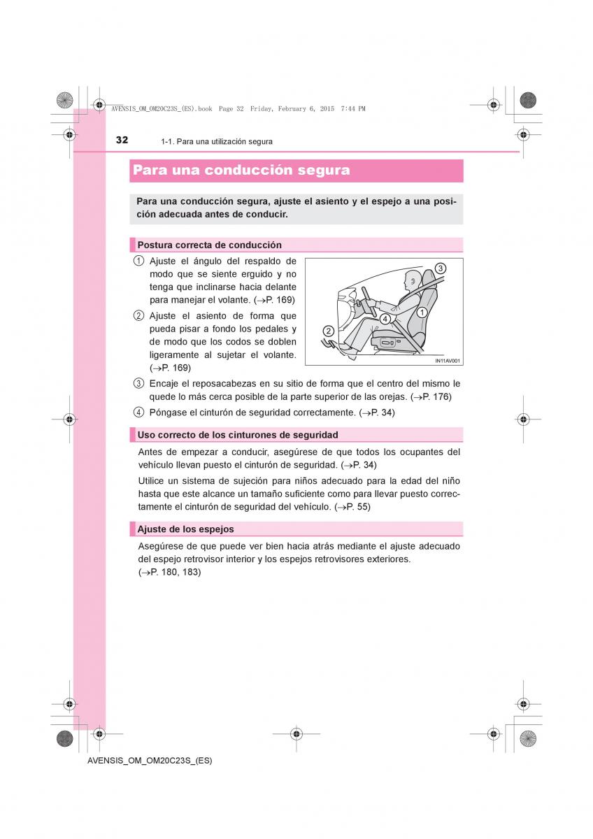 Toyota Avensis IV 4 manual del propietario / page 32