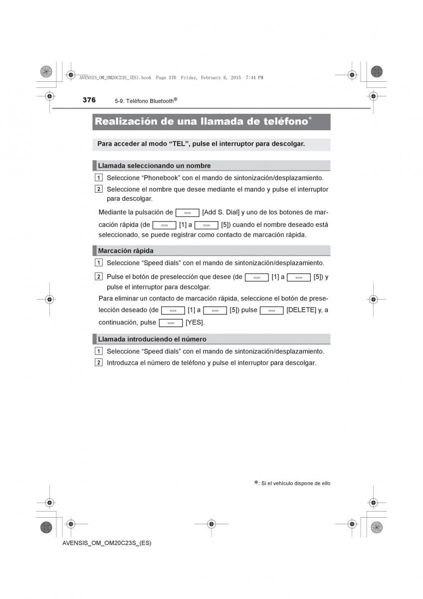 Toyota Avensis IV 4 manual del propietario / page 376