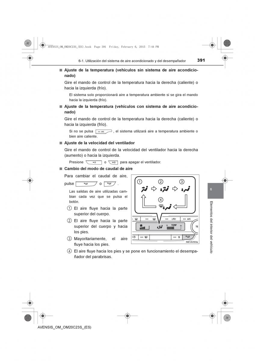 Toyota Avensis IV 4 manual del propietario / page 391