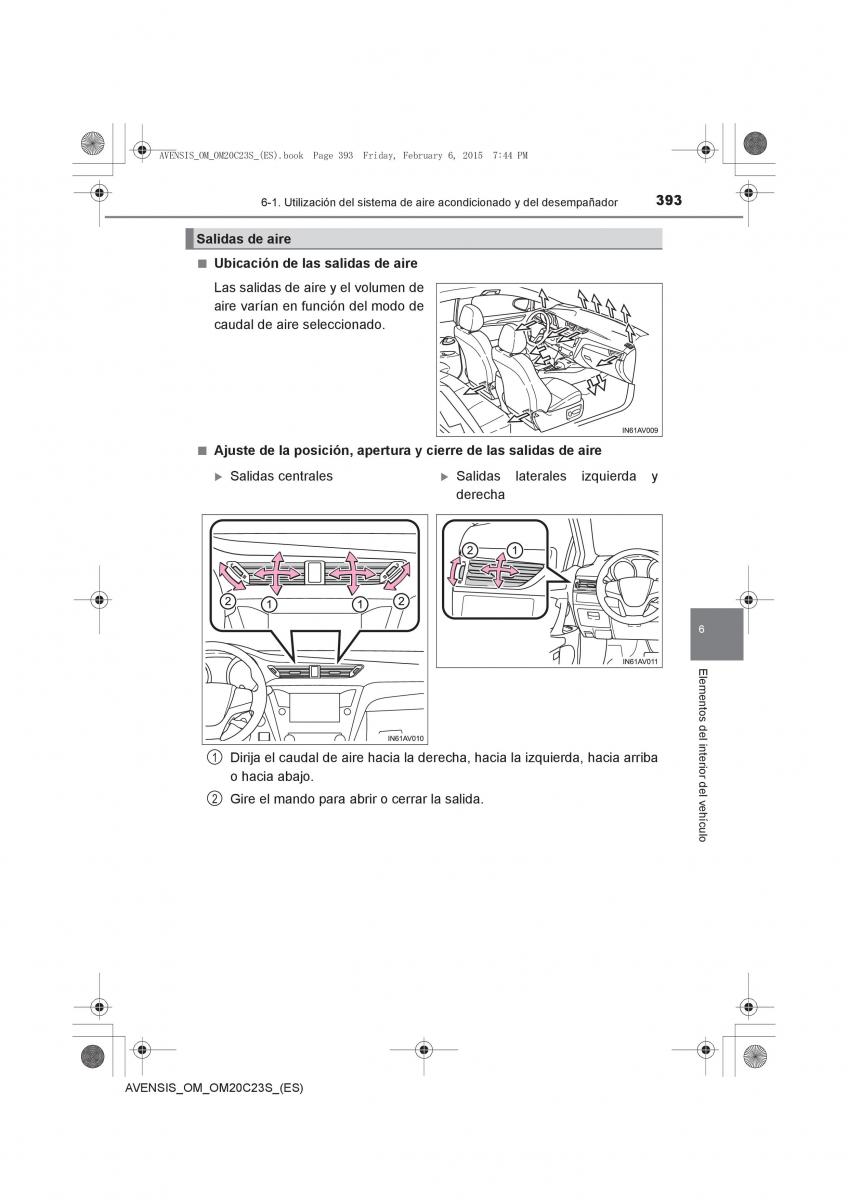 Toyota Avensis IV 4 manual del propietario / page 393