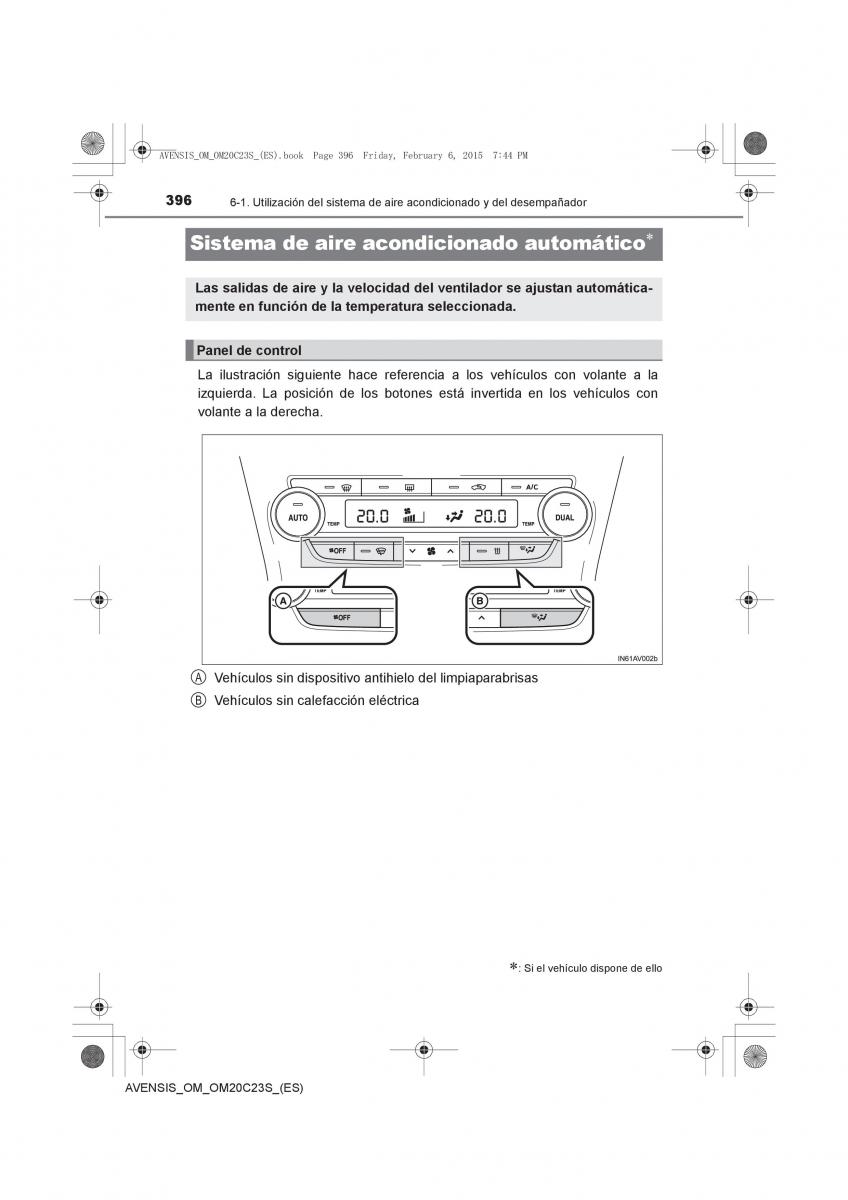 Toyota Avensis IV 4 manual del propietario / page 396