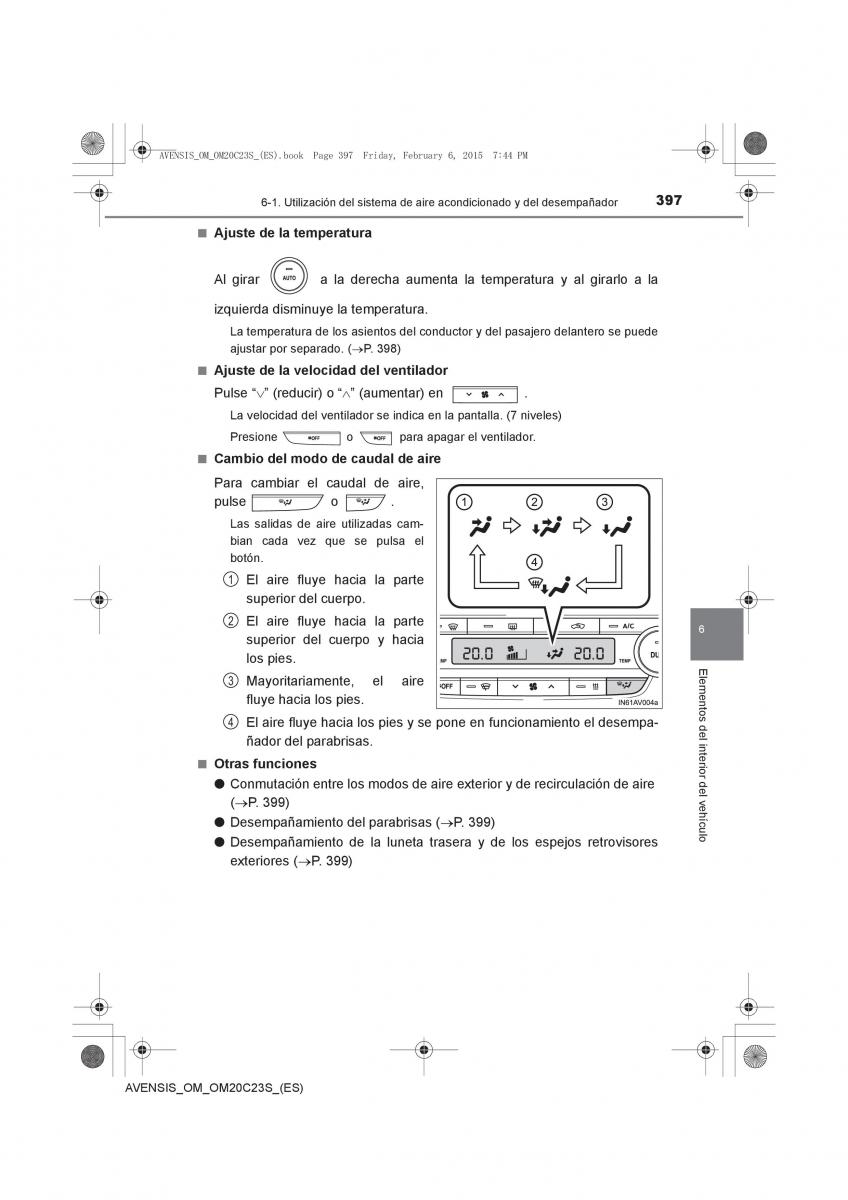 Toyota Avensis IV 4 manual del propietario / page 397