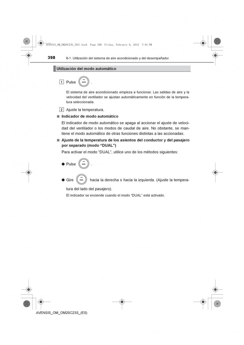 Toyota Avensis IV 4 manual del propietario / page 398