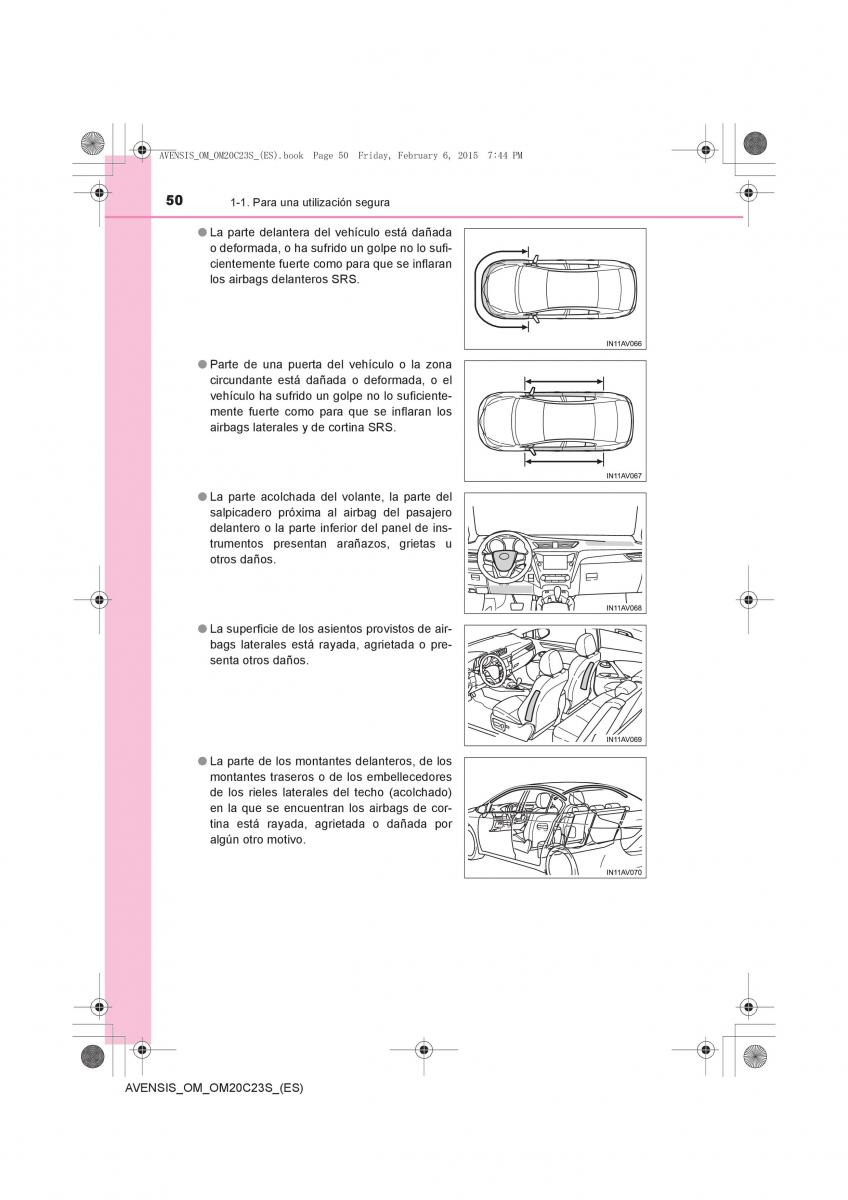 Toyota Avensis IV 4 manual del propietario / page 50