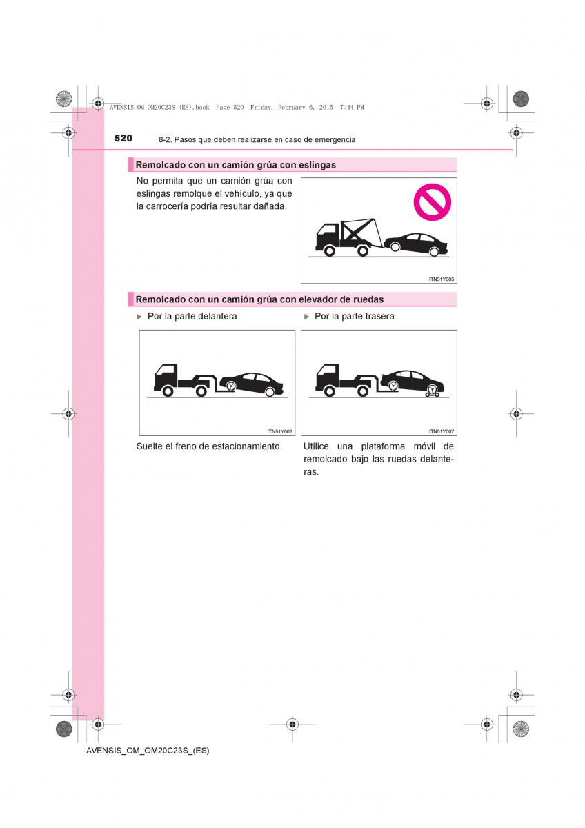 Toyota Avensis IV 4 manual del propietario / page 520