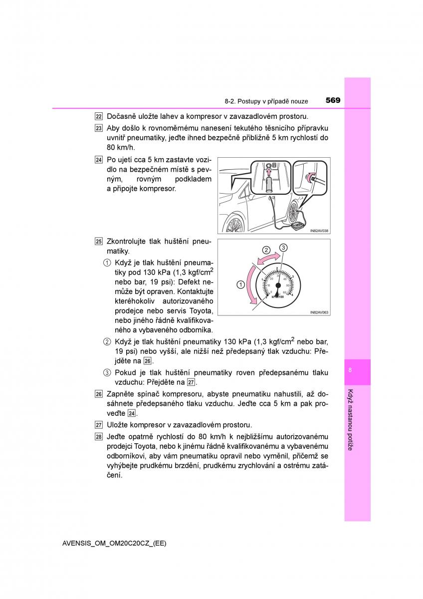 Toyota Avensis IV 4 navod k obsludze / page 569