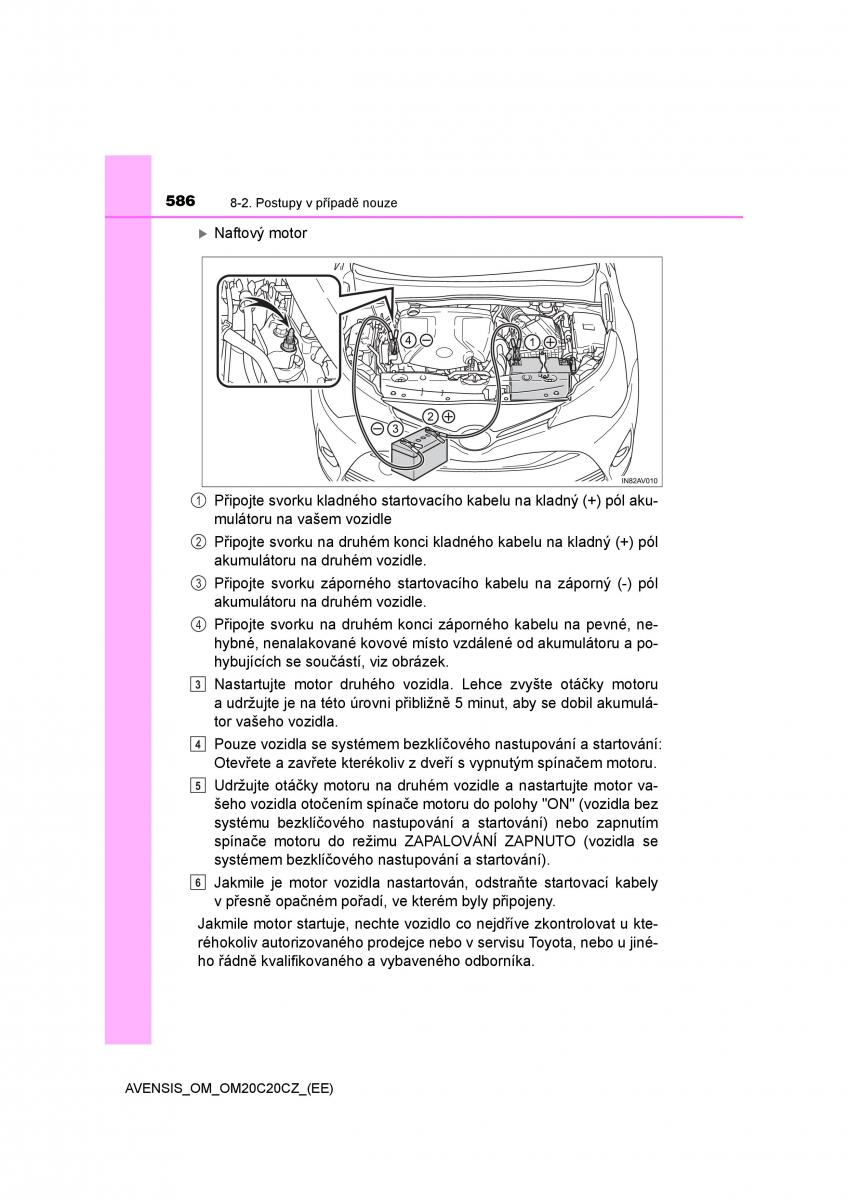 Toyota Avensis IV 4 navod k obsludze / page 586