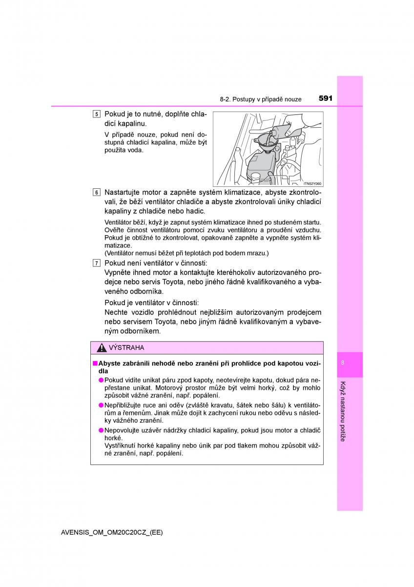 Toyota Avensis IV 4 navod k obsludze / page 591
