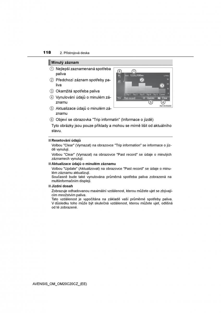 Toyota Avensis IV 4 navod k obsludze / page 118