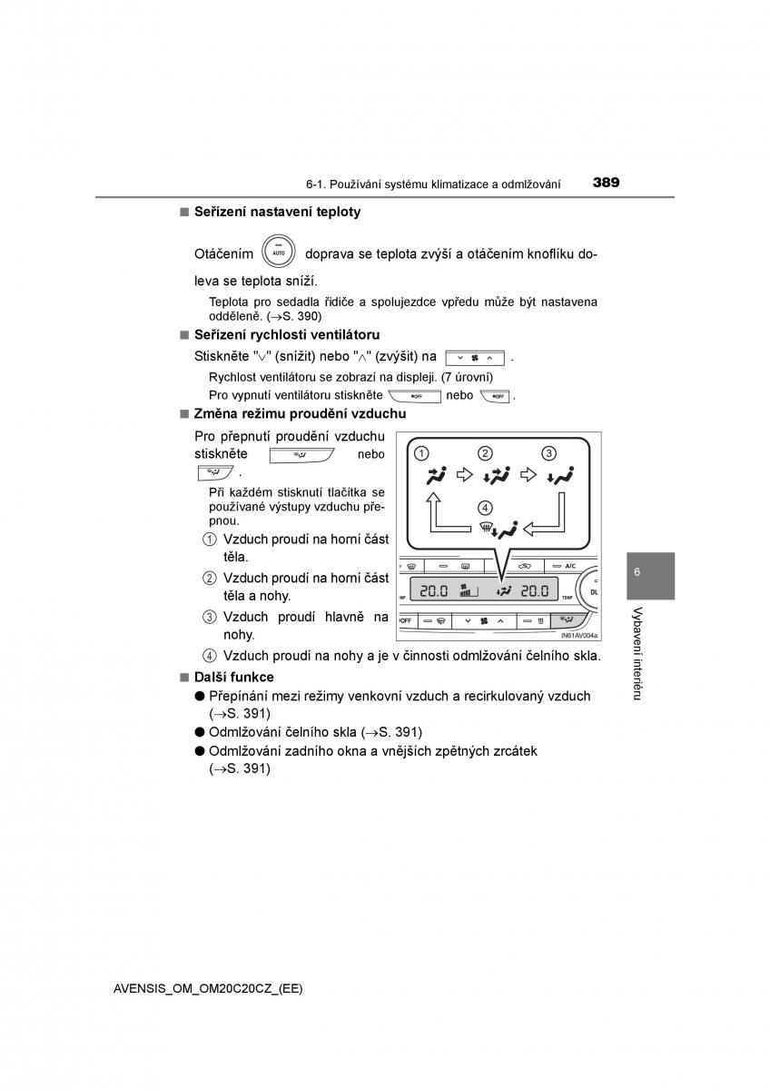 Toyota Avensis IV 4 navod k obsludze / page 389