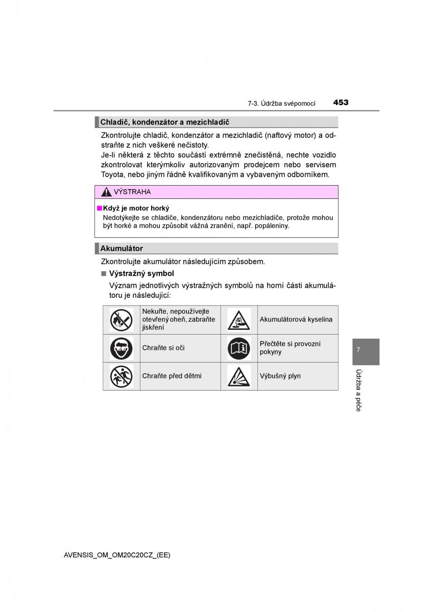 Toyota Avensis IV 4 navod k obsludze / page 453