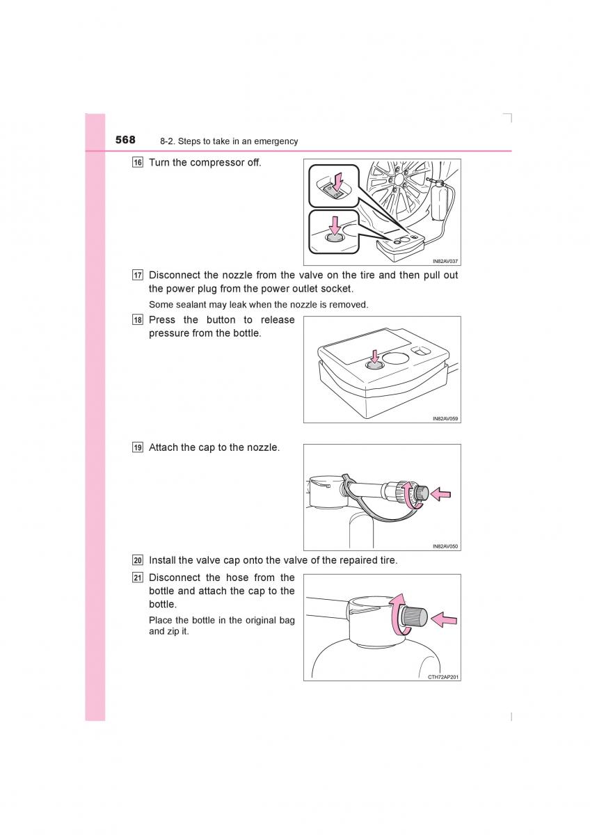 Toyota Avensis IV 4 owners manual / page 568