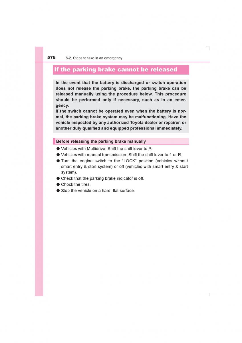 Toyota Avensis IV 4 owners manual / page 578