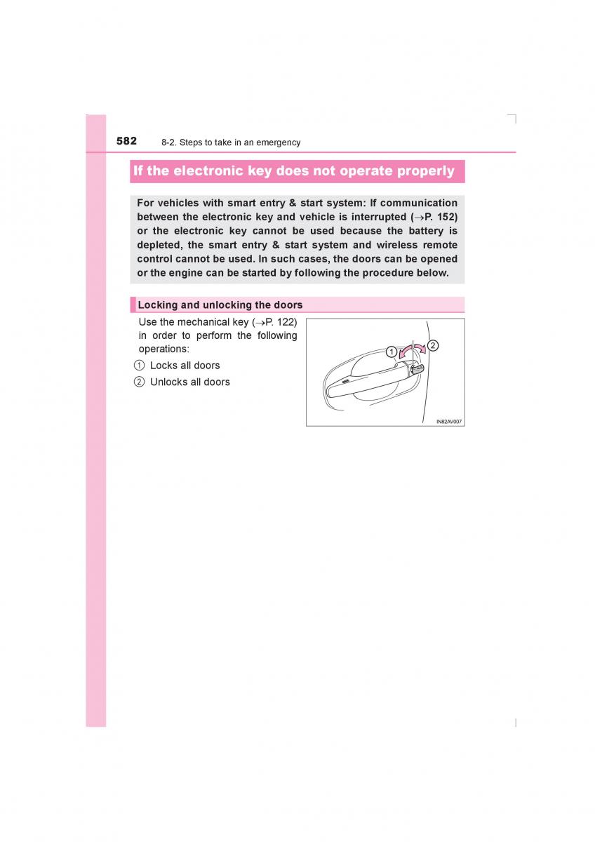 Toyota Avensis IV 4 owners manual / page 582