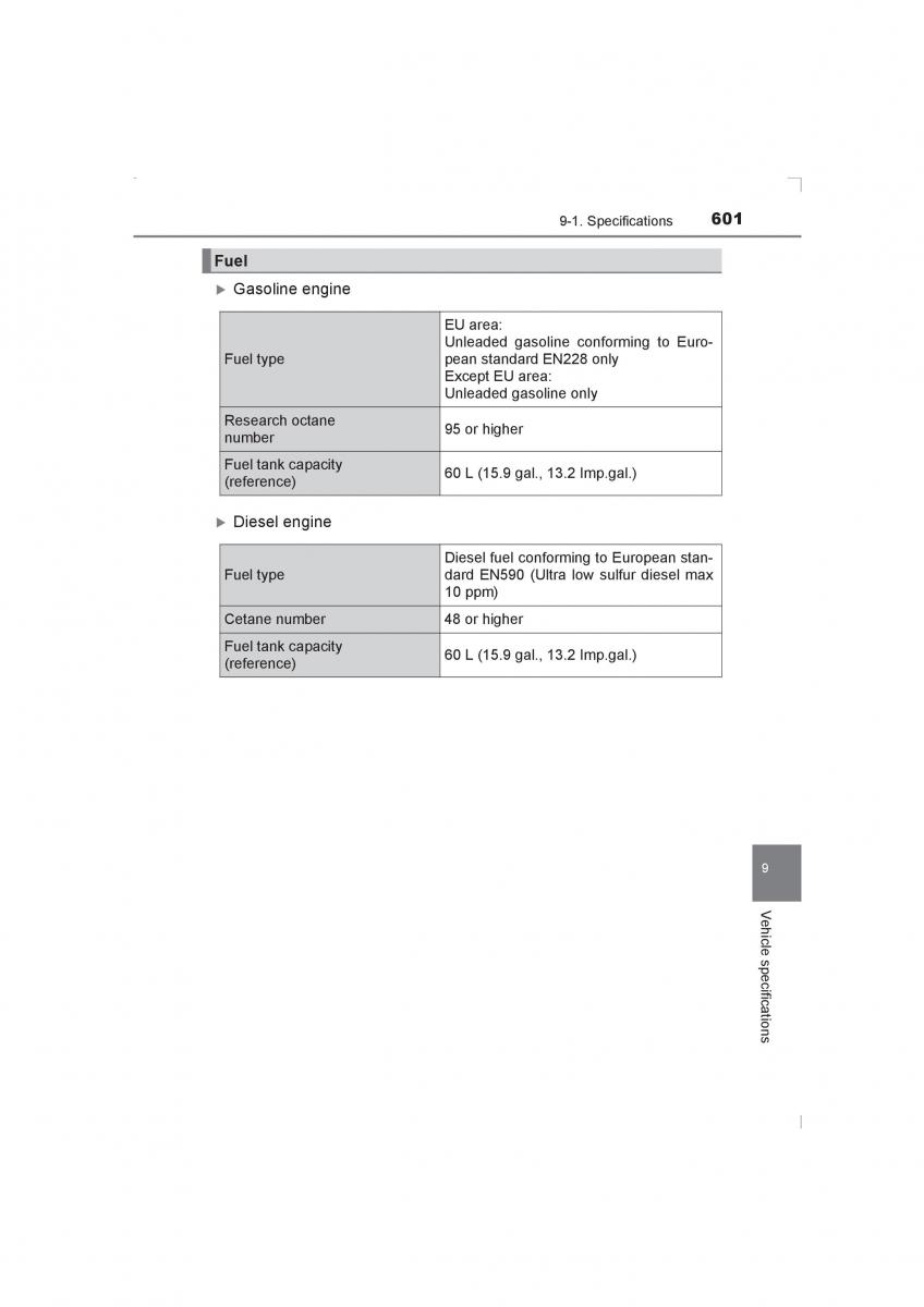 Toyota Avensis IV 4 owners manual / page 601