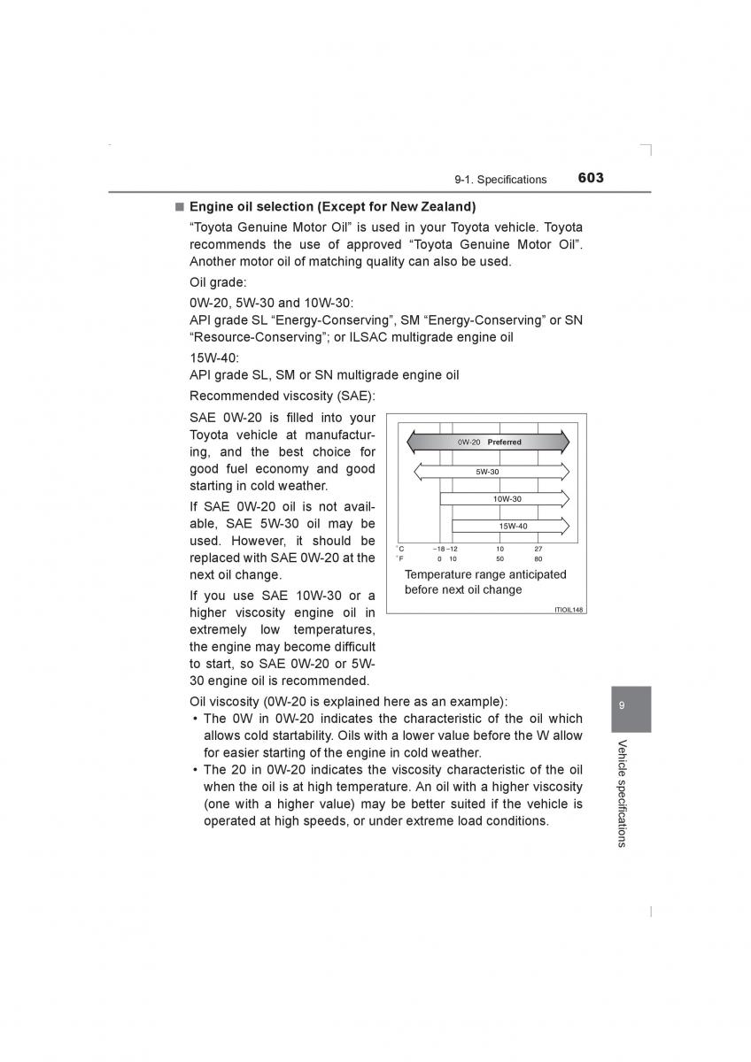 Toyota Avensis IV 4 owners manual / page 603