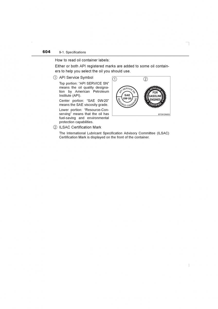 Toyota Avensis IV 4 owners manual / page 604