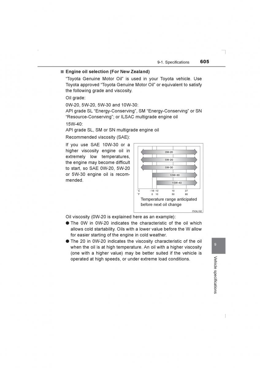 Toyota Avensis IV 4 owners manual / page 605