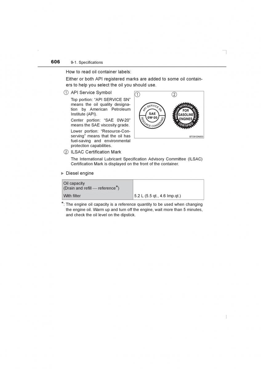 Toyota Avensis IV 4 owners manual / page 606