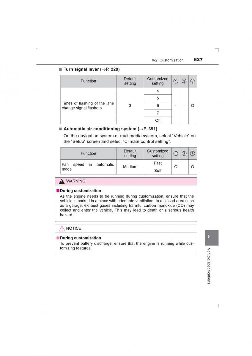 Toyota Avensis IV 4 owners manual / page 627