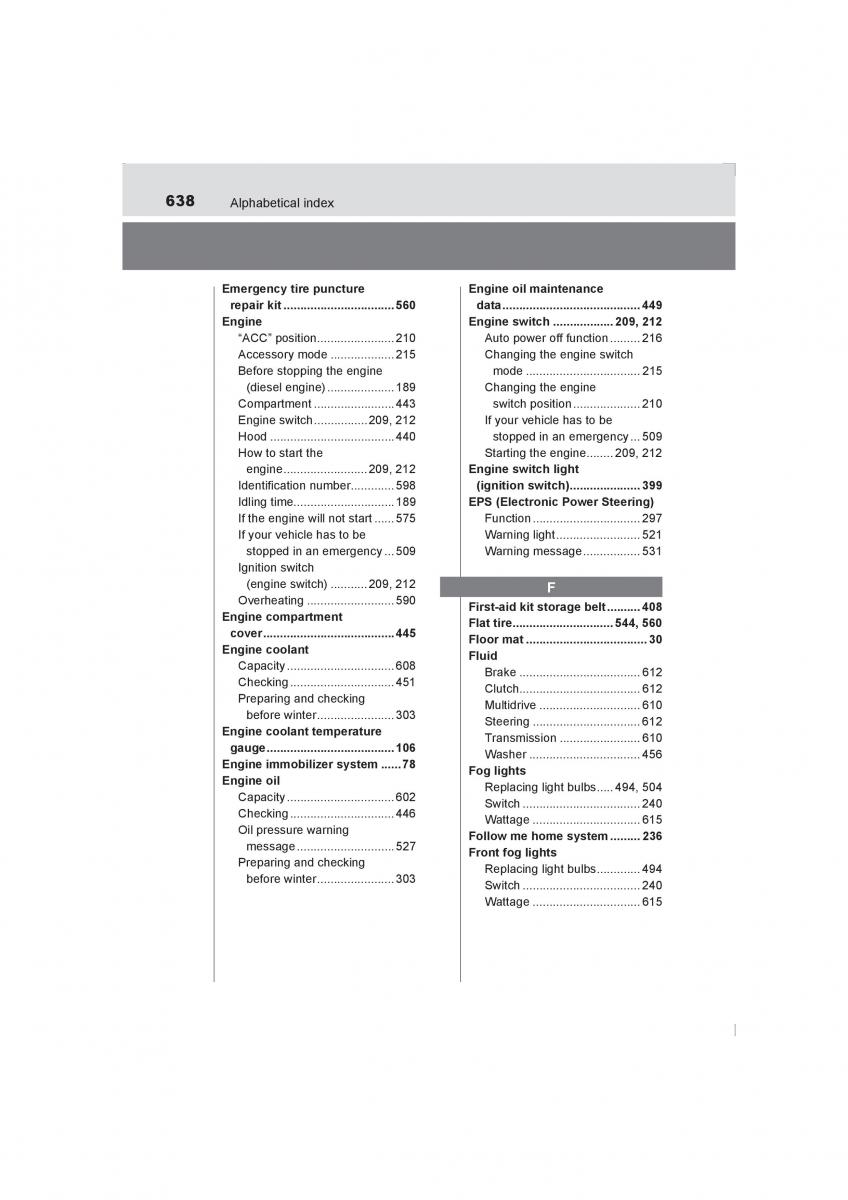 Toyota Avensis IV 4 owners manual / page 638