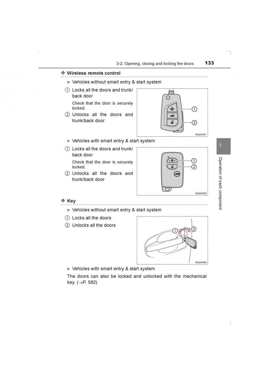 Toyota Avensis IV 4 owners manual / page 133