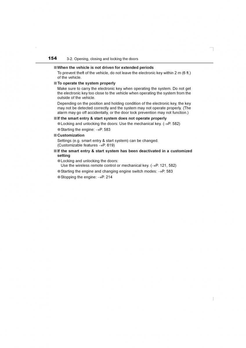 Toyota Avensis IV 4 owners manual / page 154