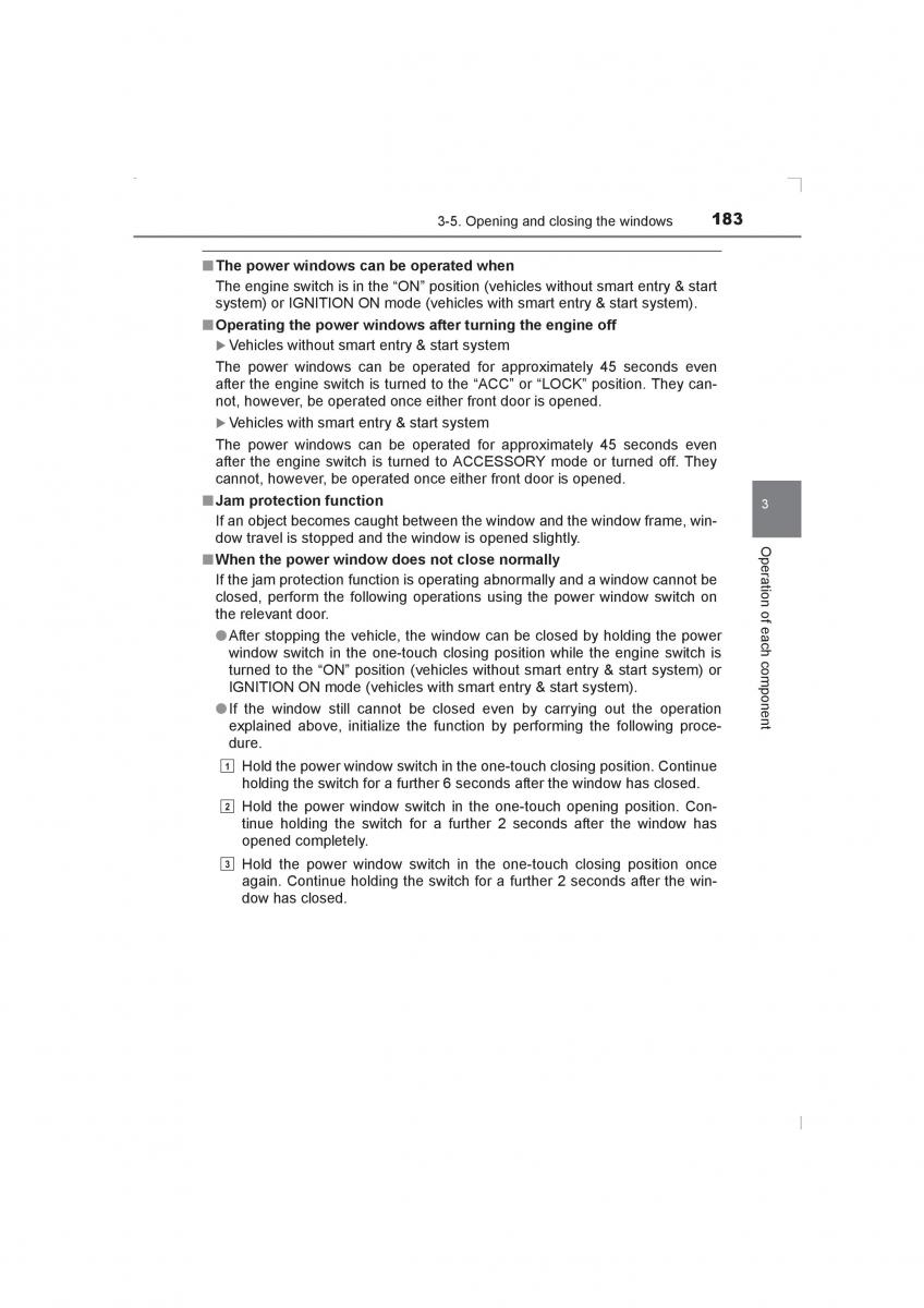 Toyota Avensis IV 4 owners manual / page 183