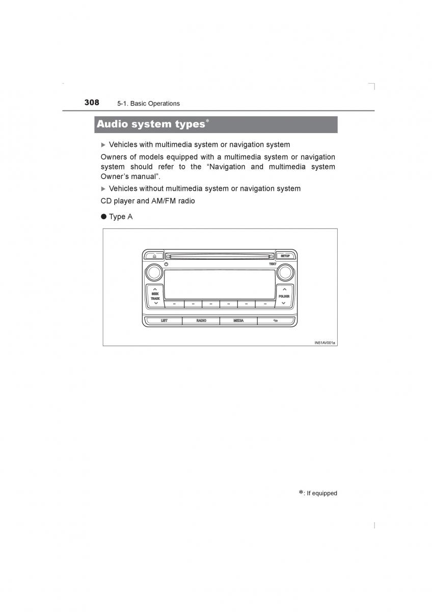 Toyota Avensis IV 4 owners manual / page 308