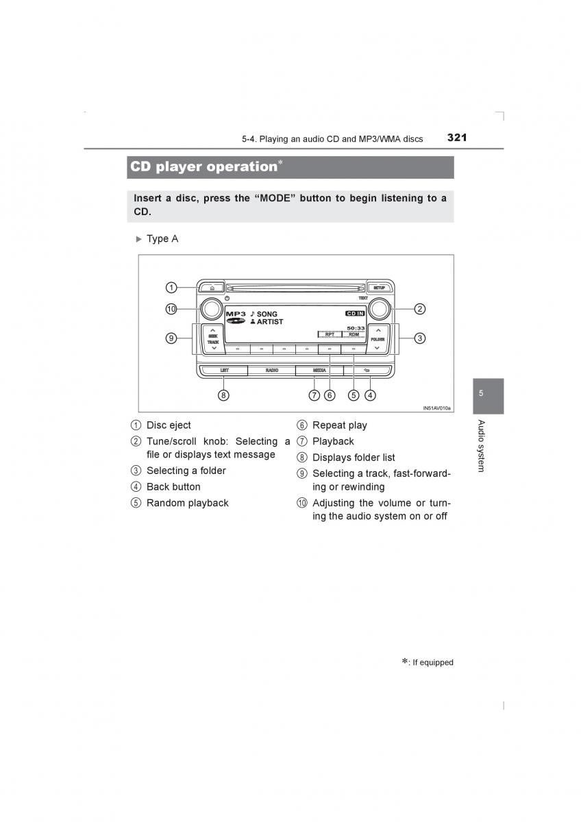 Toyota Avensis IV 4 owners manual / page 321