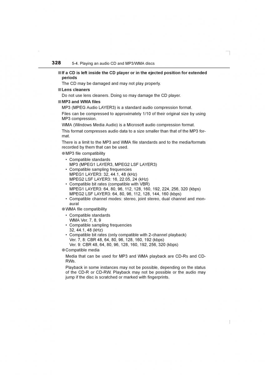 Toyota Avensis IV 4 owners manual / page 328