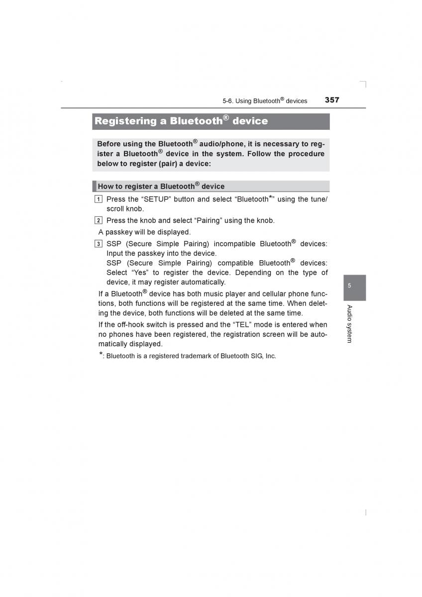 Toyota Avensis IV 4 owners manual / page 357