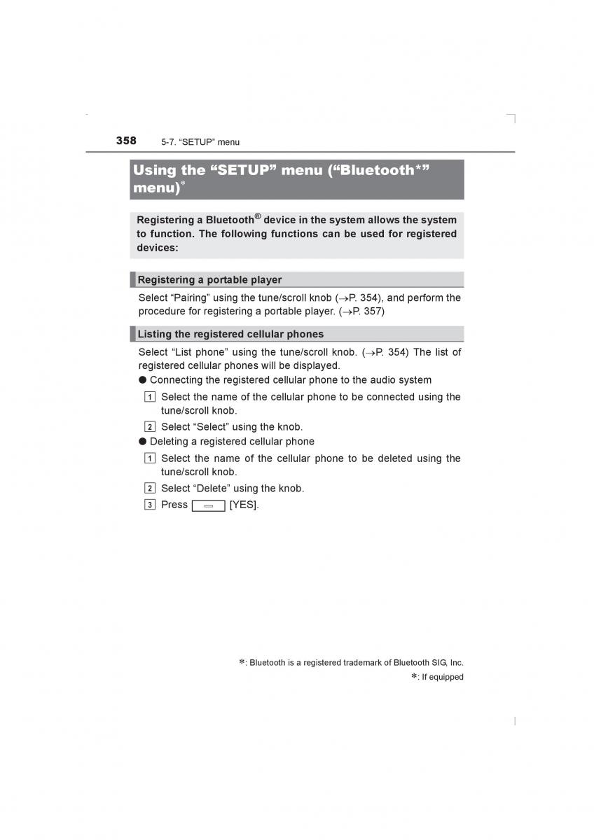 Toyota Avensis IV 4 owners manual / page 358