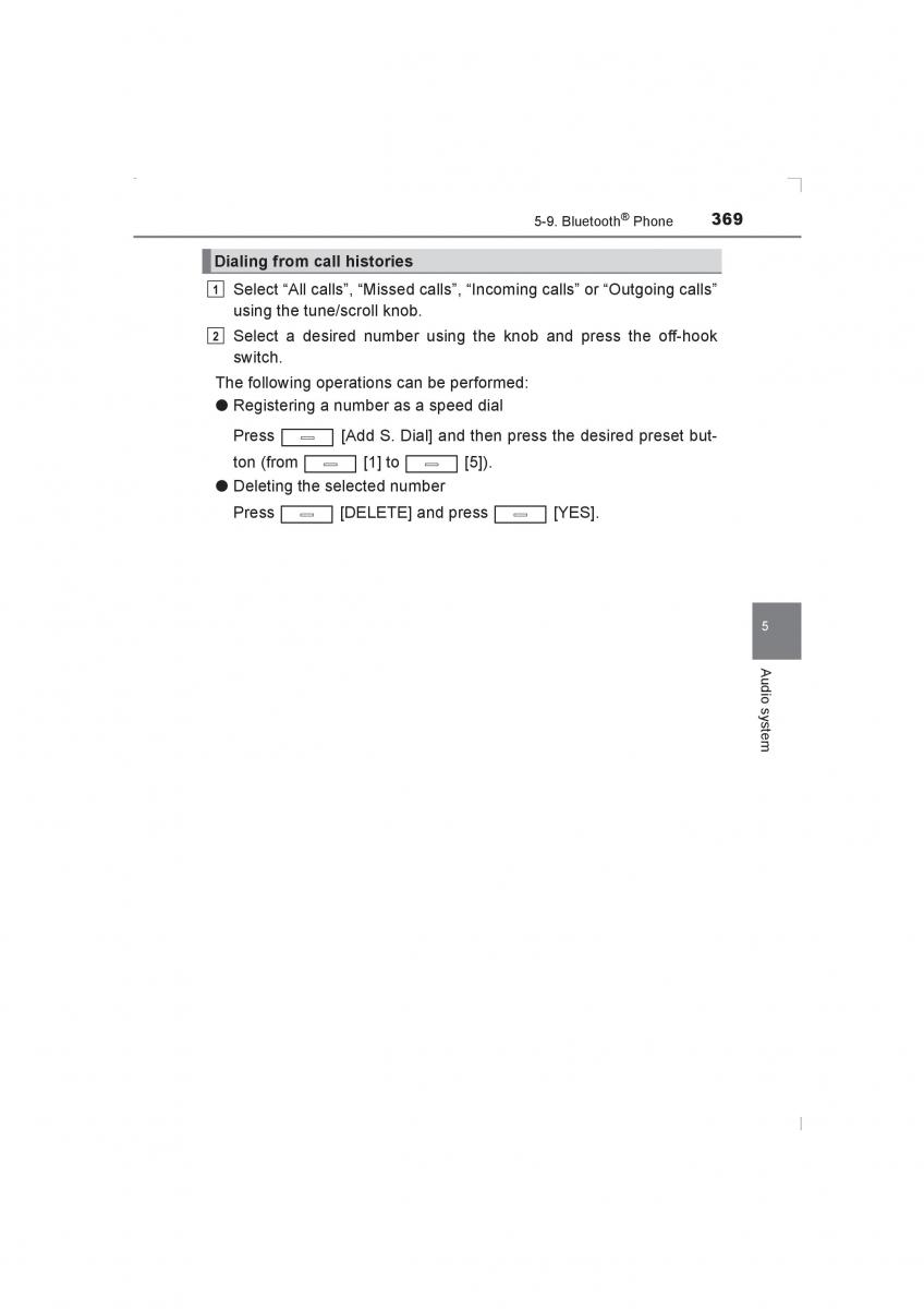 Toyota Avensis IV 4 owners manual / page 369