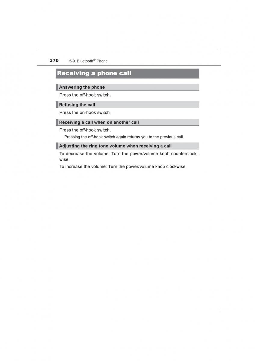 Toyota Avensis IV 4 owners manual / page 370