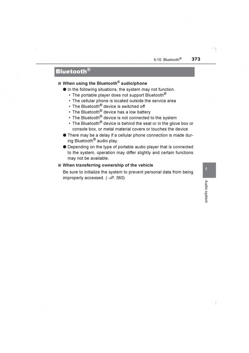 Toyota Avensis IV 4 owners manual / page 373