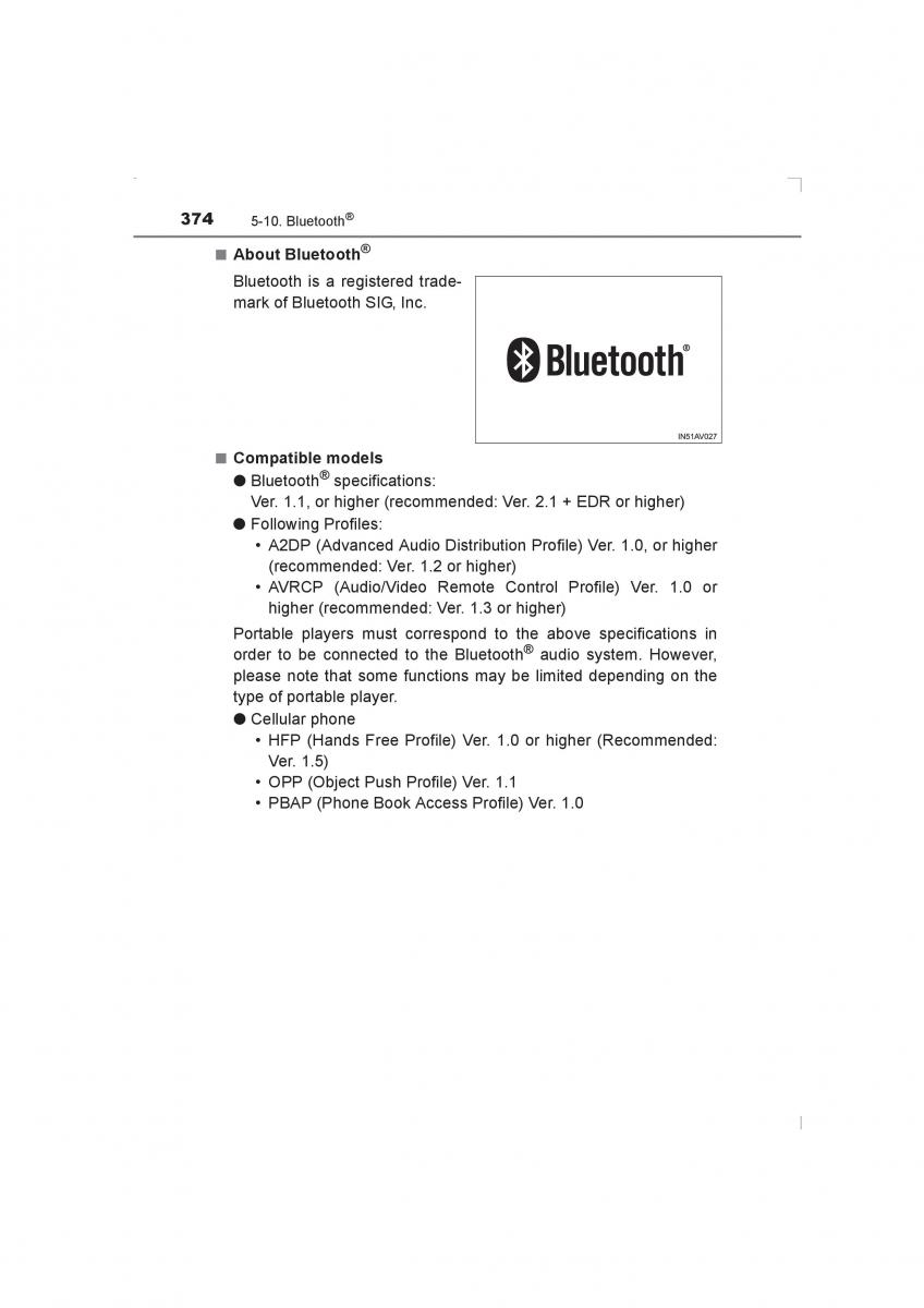 Toyota Avensis IV 4 owners manual / page 374