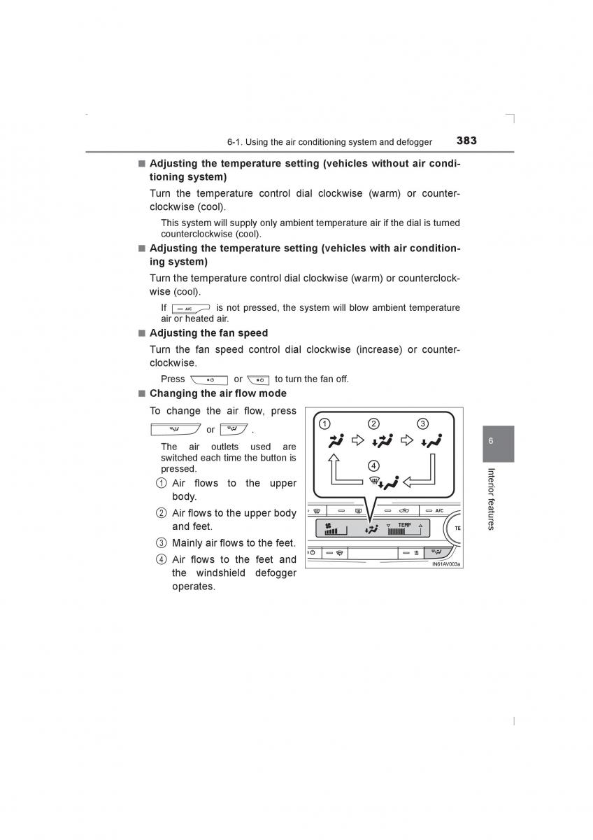 Toyota Avensis IV 4 owners manual / page 383