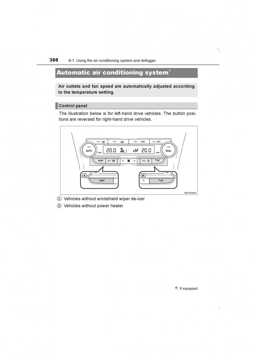 Toyota Avensis IV 4 owners manual / page 388