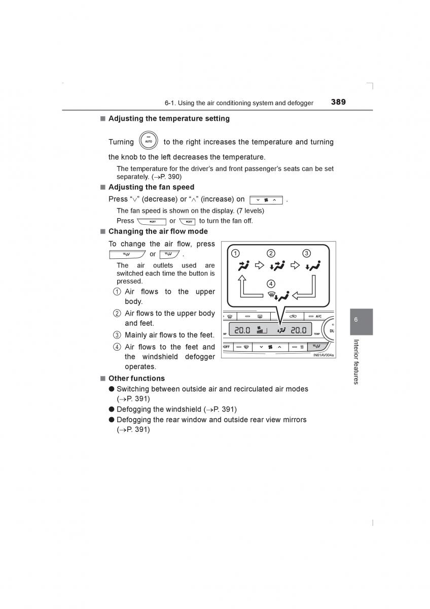 Toyota Avensis IV 4 owners manual / page 389