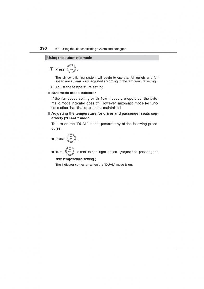 Toyota Avensis IV 4 owners manual / page 390