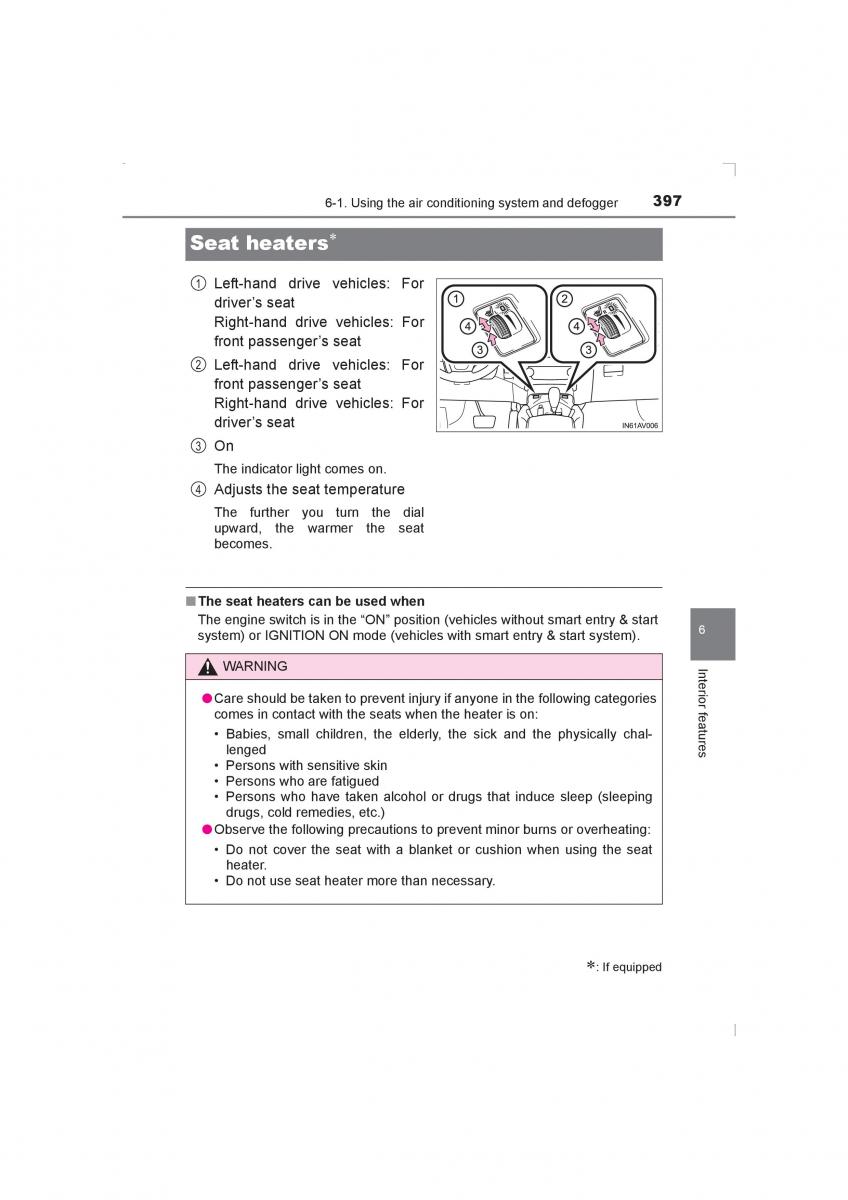 Toyota Avensis IV 4 owners manual / page 397