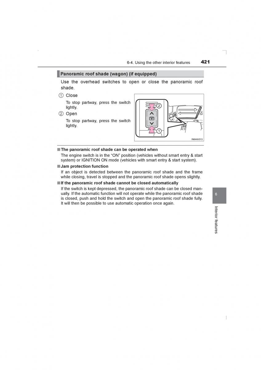 Toyota Avensis IV 4 owners manual / page 421