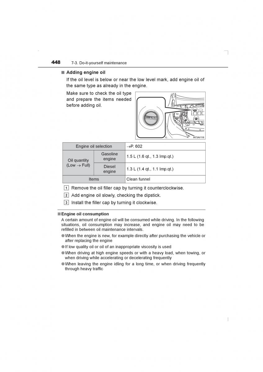 Toyota Avensis IV 4 owners manual / page 448