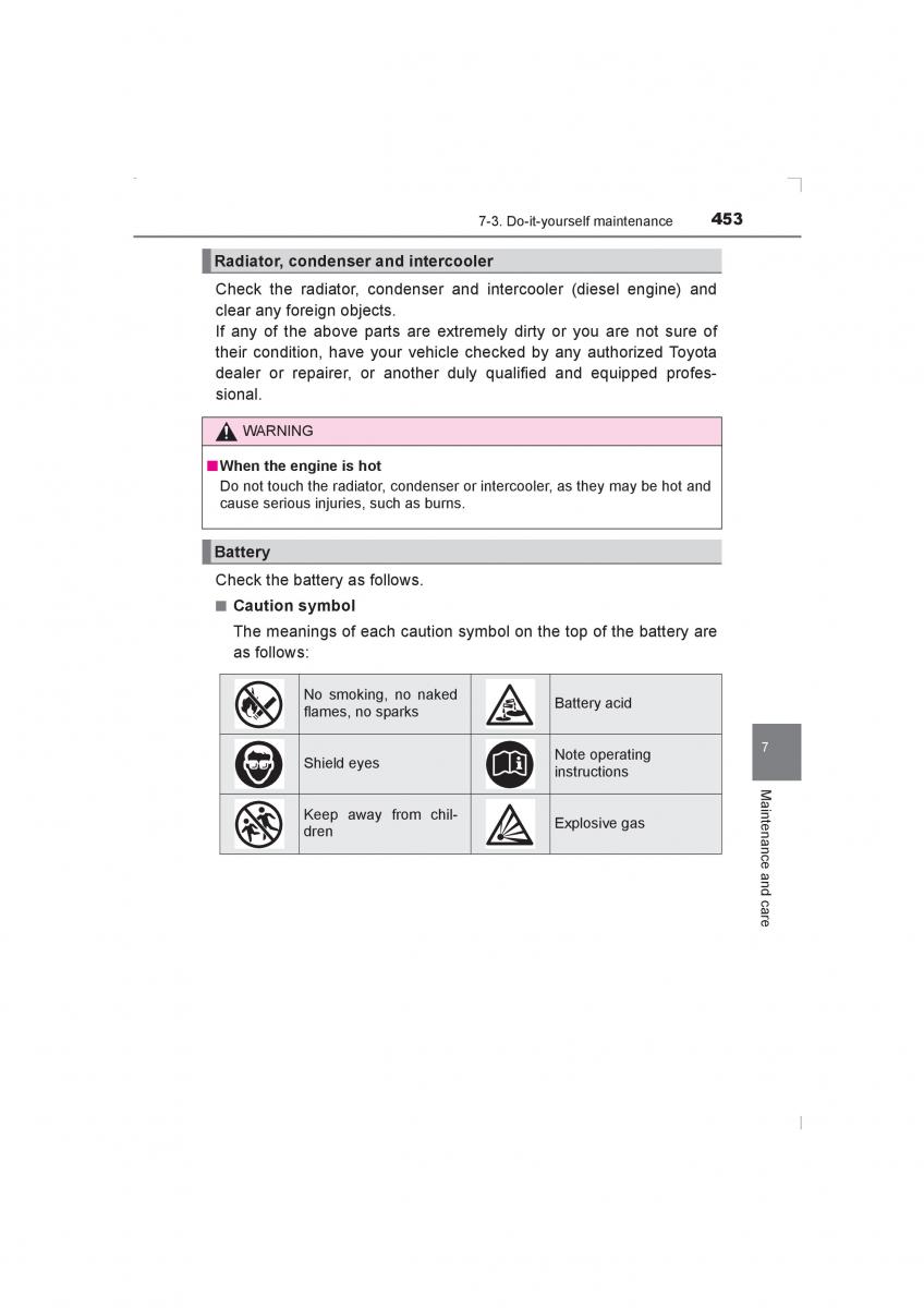 Toyota Avensis IV 4 owners manual / page 453