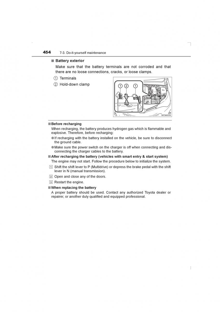 Toyota Avensis IV 4 owners manual / page 454